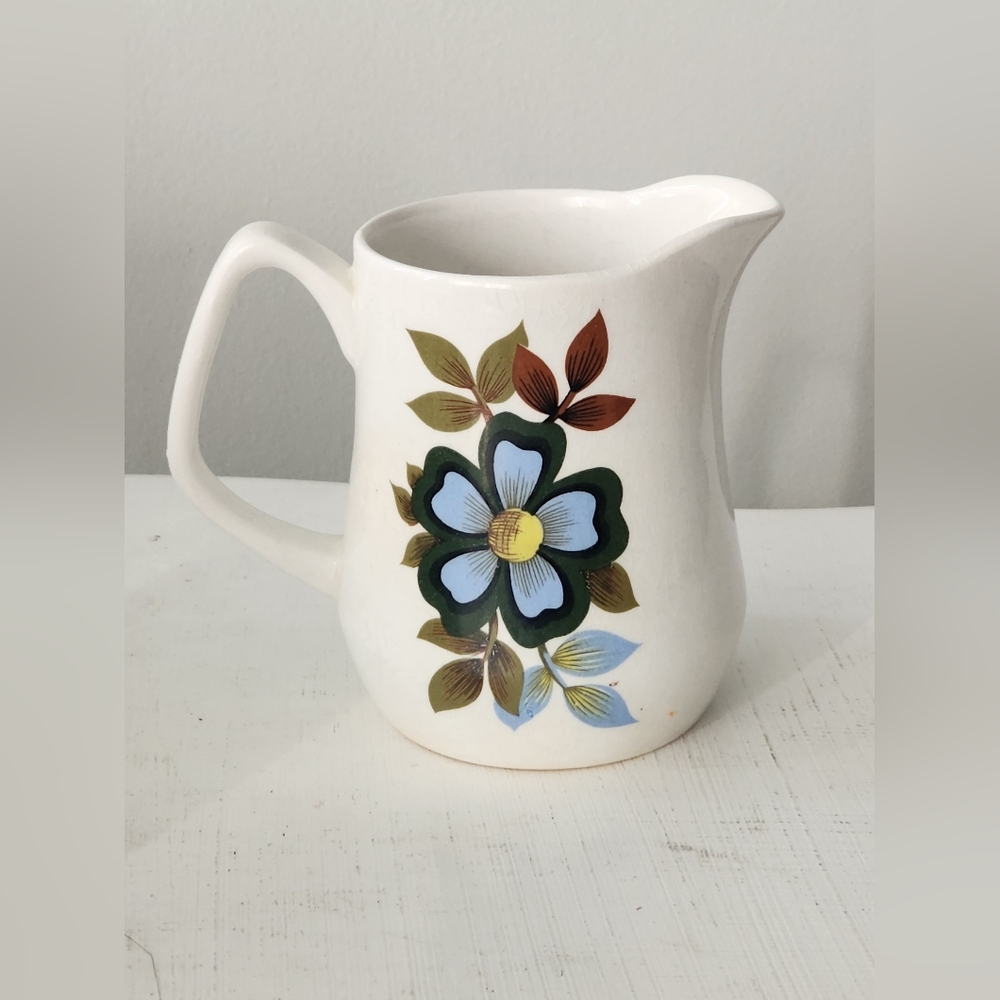 Vintage Barker Bros Royal Tudor Ware Romany Creamer Jug Circa 1970s - 4"
